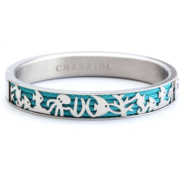 Forever Ocean Blue Bangle  from Charriol Sz Large - Picture 2 of 12